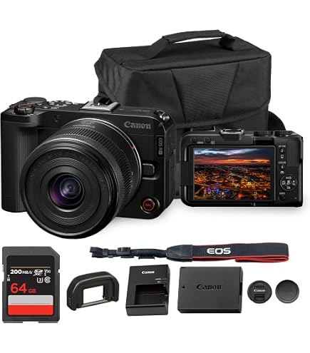 Amazon.com : Canon EOS M200 EF-M 15-45mm is STM Kit (Black
